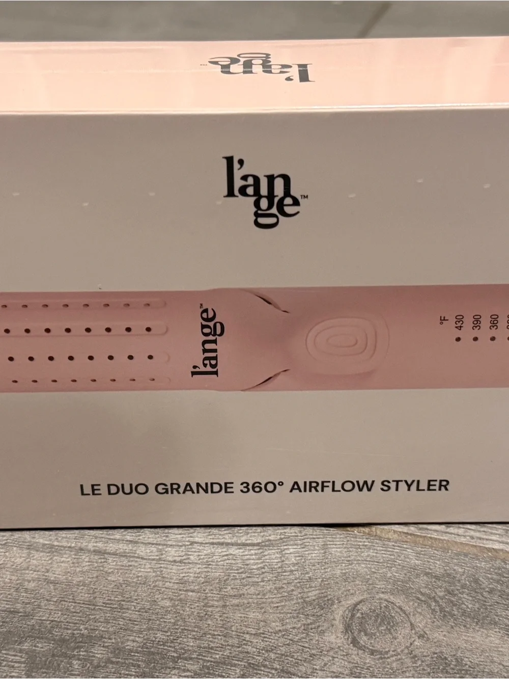 L’ANGE Le Duo Grande 360° Airflow Styler Blush NEW Factory Sealed